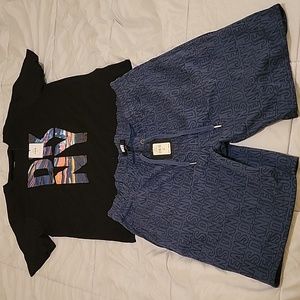 Brand New DKNY Shorts & T-Shirt